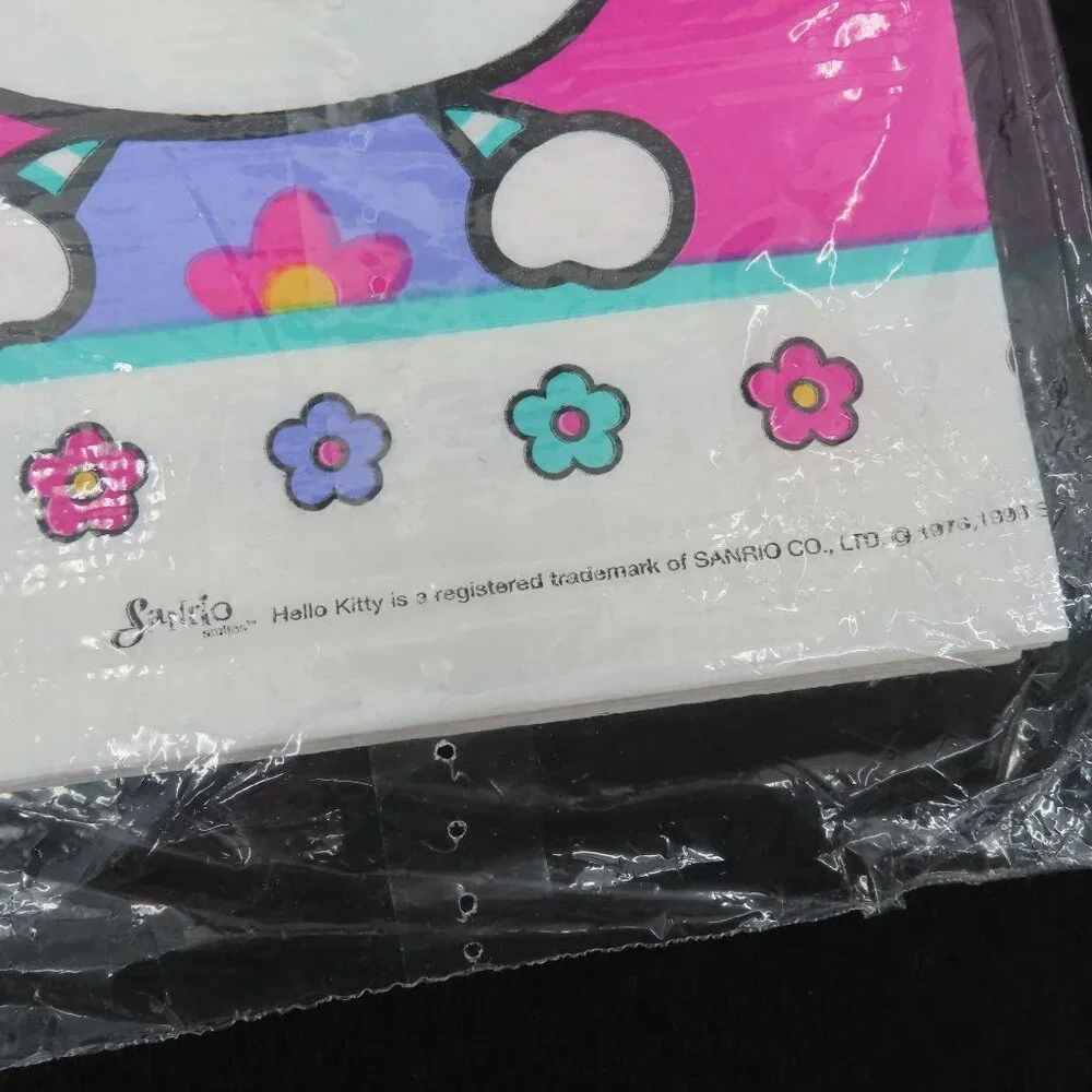Sanrio Hello Kitty 1999 Party Table Cover 54in x 102in Creative Expressions NEW